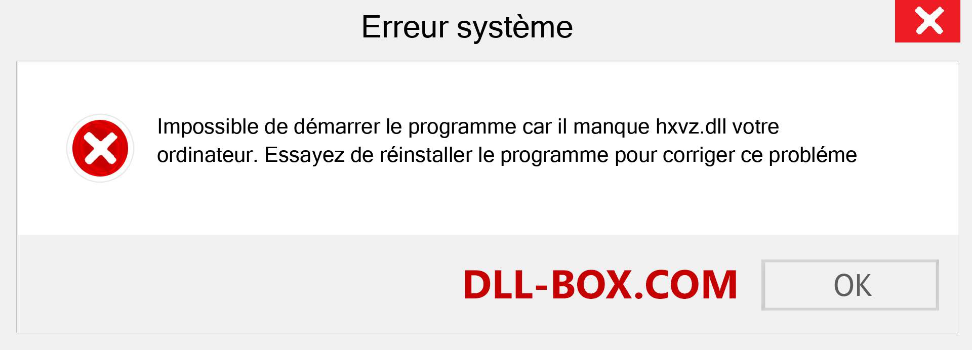 Le fichier hxvz.dll est manquant ?. Télécharger pour Windows 7, 8, 10 - Correction de l'erreur manquante hxvz dll sur Windows, photos, images